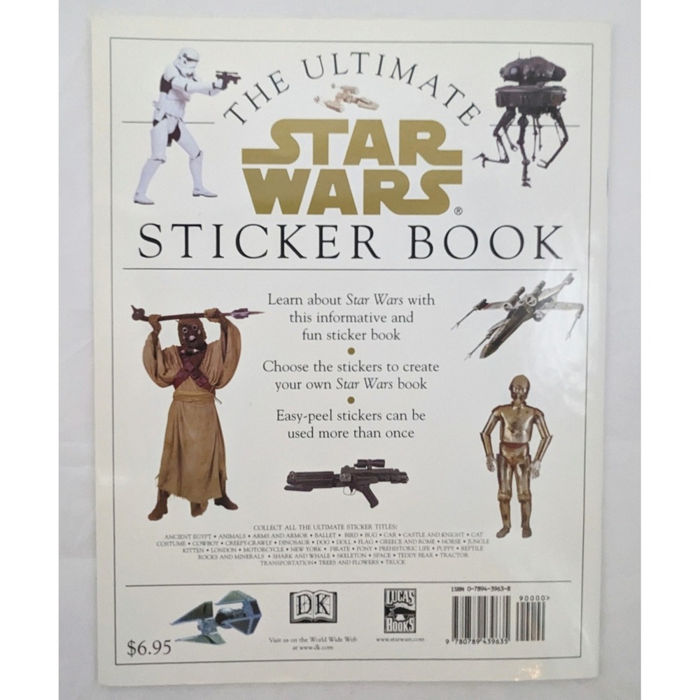 1999 Lucas Books Star Wars The Ultimate Sticker Book - New - Picture 2 of 2